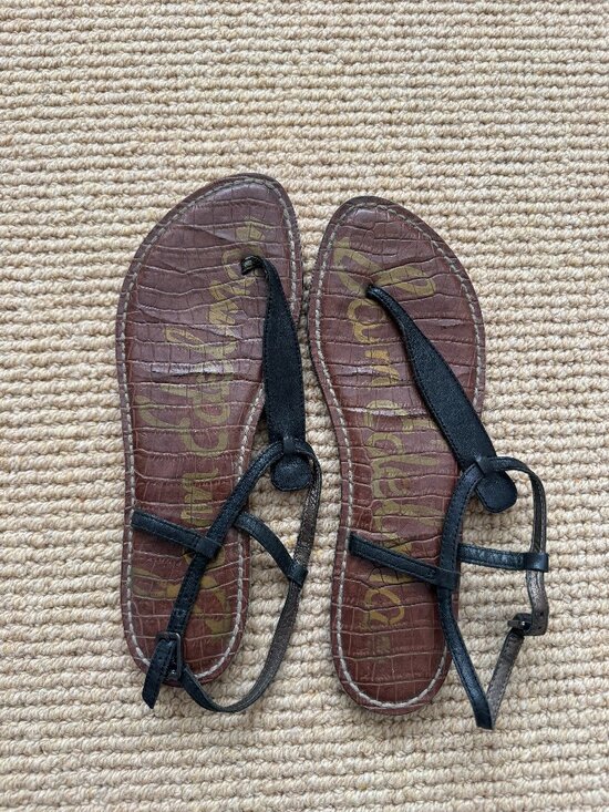 Sam Edelman Shoes - Sam Edelman Gigi Thong Sandal, Black, Size 9